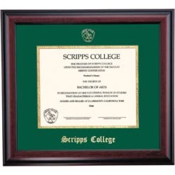 Scripps School Color Traditional Diploma Frame
