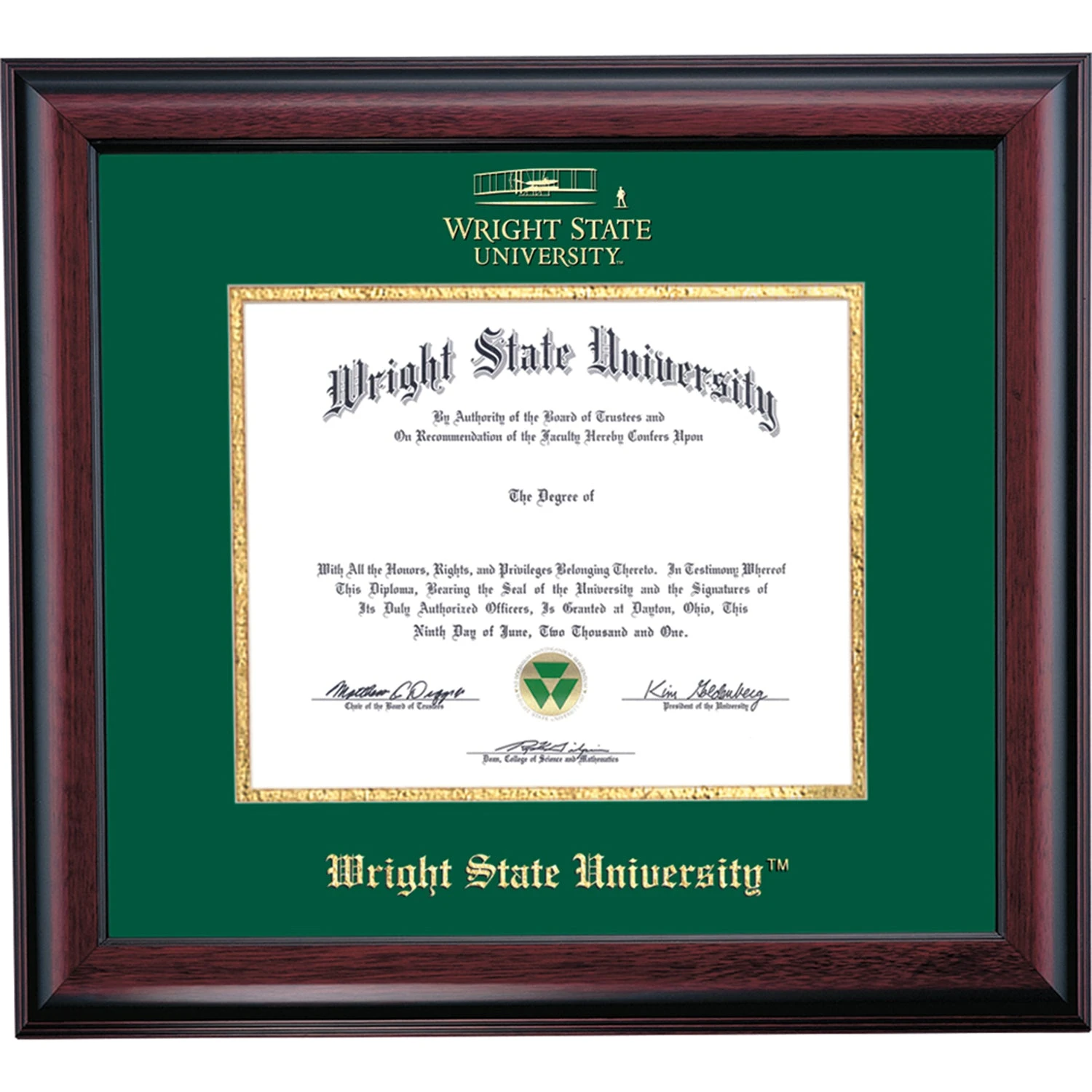 Wright State School Color Traditional Diploma Frame Wright State School Color Traditional Diploma Frame -Best Homeware Shop DS SHE T C4 HG WRI