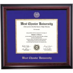 West Chester School Color Traditional Diploma Frame