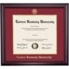Eastern Kentucky School Color Traditional For Doctoral Diploma Frame
