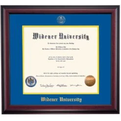 Widener School Color Traditional Diploma Frame