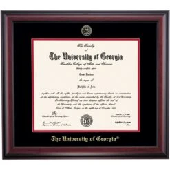 Georgia School Color Traditional Diploma Frame