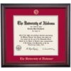 Alabama School Color Traditional For Law Degree Diploma Frame