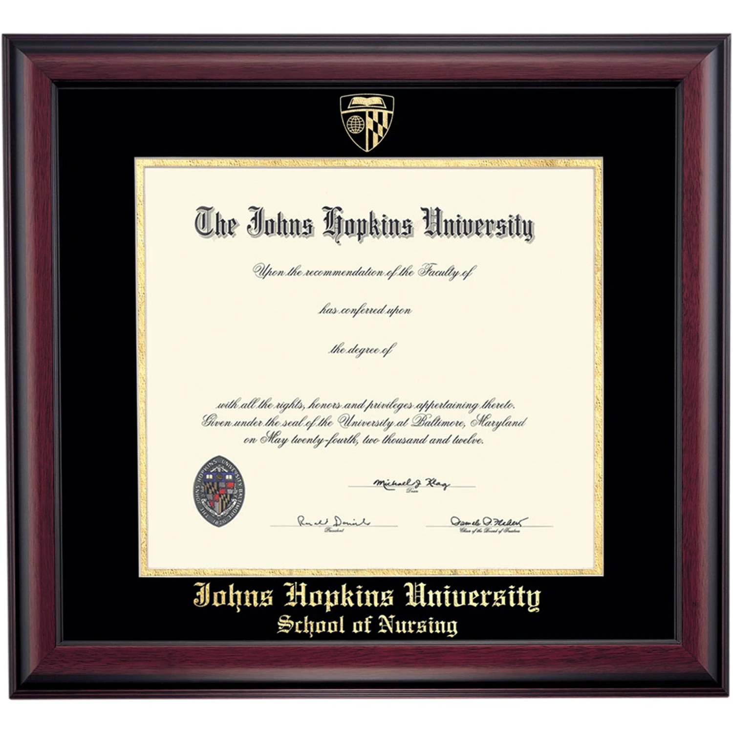 Johns Hopkins Nursing School Color Traditional Diploma Frame Johns Hopkins Nursing School Color Traditional Diploma Frame -Best Homeware Shop DS SHE T C9 BG JHN