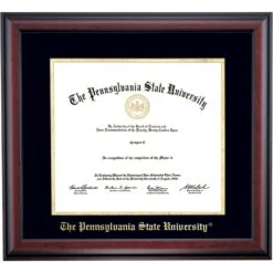 Penn State Traditional Diploma Frame For Medical Degree