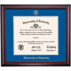 Kentucky School Color Traditional For Medical Diploma Frame
