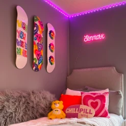 Hand Painted Skateboard Deck Wall Decor -Best Homeware Shop DecorHandPaintedSkateboards