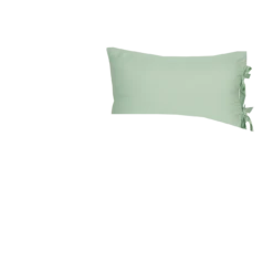 Samantha Tie Knot Duvet Cover And Sham Set -Best Homeware Shop Duvet MicrofiberTieKnot TXL Sage VIS 0042SHAM