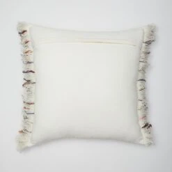 Phoebe Embroidered Stripe With Side Fringe Square Pillow Cover -Best Homeware Shop Embroidered Stripe Side Fringe Pillow Cover Multi 007 070f45df 4569 4025 8e42 273fdc9fd079