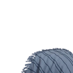 Phoebe Embroidered Stripe Throw Blanket -Best Homeware Shop Embroidered Stripe Throw Blue VIS 005