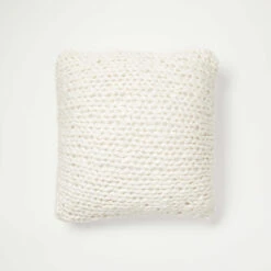 Emme Chunky Knit Square Pillow Cover