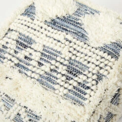 Handmade Fringe Textured Pouf -Best Homeware Shop Fringe Textured Pouf 010