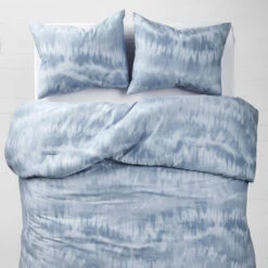 Dreamy Shibori Comforter And Sham Set -Best Homeware Shop Full Bed Blue Shibori C