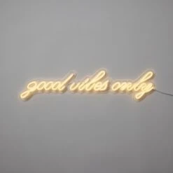 Good Vibes Only Neon Sign