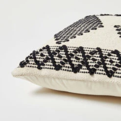 Handmade Diamond Embroidered Square Pillow -Best Homeware Shop Handmade Diamond Textured Square Pillow Cover 007