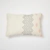 Handmade Embroidered Lumbar Pillow