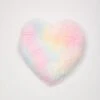 Sophia Heart Faux Fur Pillow