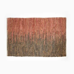 Recycled Hemp Leather Area Rug