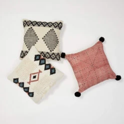 Handmade Textured Fringe Square Pillow -Best Homeware Shop Imagine Home Neutral Story Pillow Group 005 1 7ce27ee5 e6e7 4057 b046 3d2a123a88d4