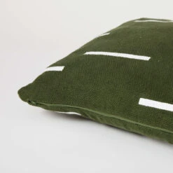 Kyra Mudcloth Square Pillow Cover -Best Homeware Shop Kyra Mudcloth Pillow Olive 017