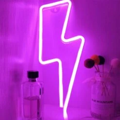 Lightning Bolt Neon Sign