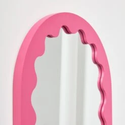 Beverly Vanity Wall Shelf -Best Homeware Shop Mirror Shelf PinkWhite 006