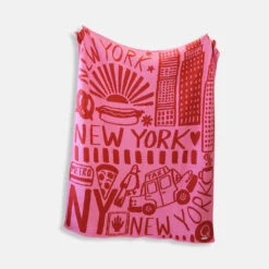 New York City Knit Throw Blanket