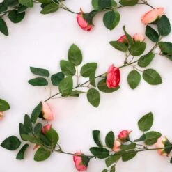 Faux Rose Garland -Best Homeware Shop PA051766
