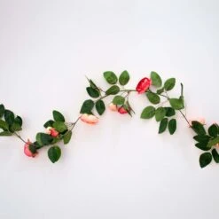 Faux Rose Garland -Best Homeware Shop PA051770