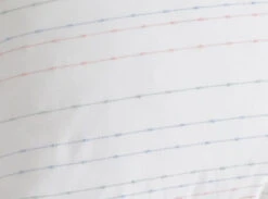 Embroidered Stripe Comforter And Sham Set -Best Homeware Shop Pastel Embroidered Comforter Detailcopy