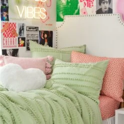 Billie Pom Pom Stripe Euro Sham Cover -Best Homeware Shop Pillows 4 b6e3fe74 4be9 42b8 8e8b a4f16d0f2890