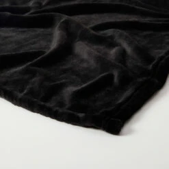 Rosie Plush Throw Blanket -Best Homeware Shop Plush Throw Black 008