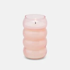 Paddywax Glass Ribbed Candle -Best Homeware Shop RE1203