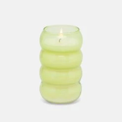 Paddywax Glass Ribbed Candle -Best Homeware Shop RE1204