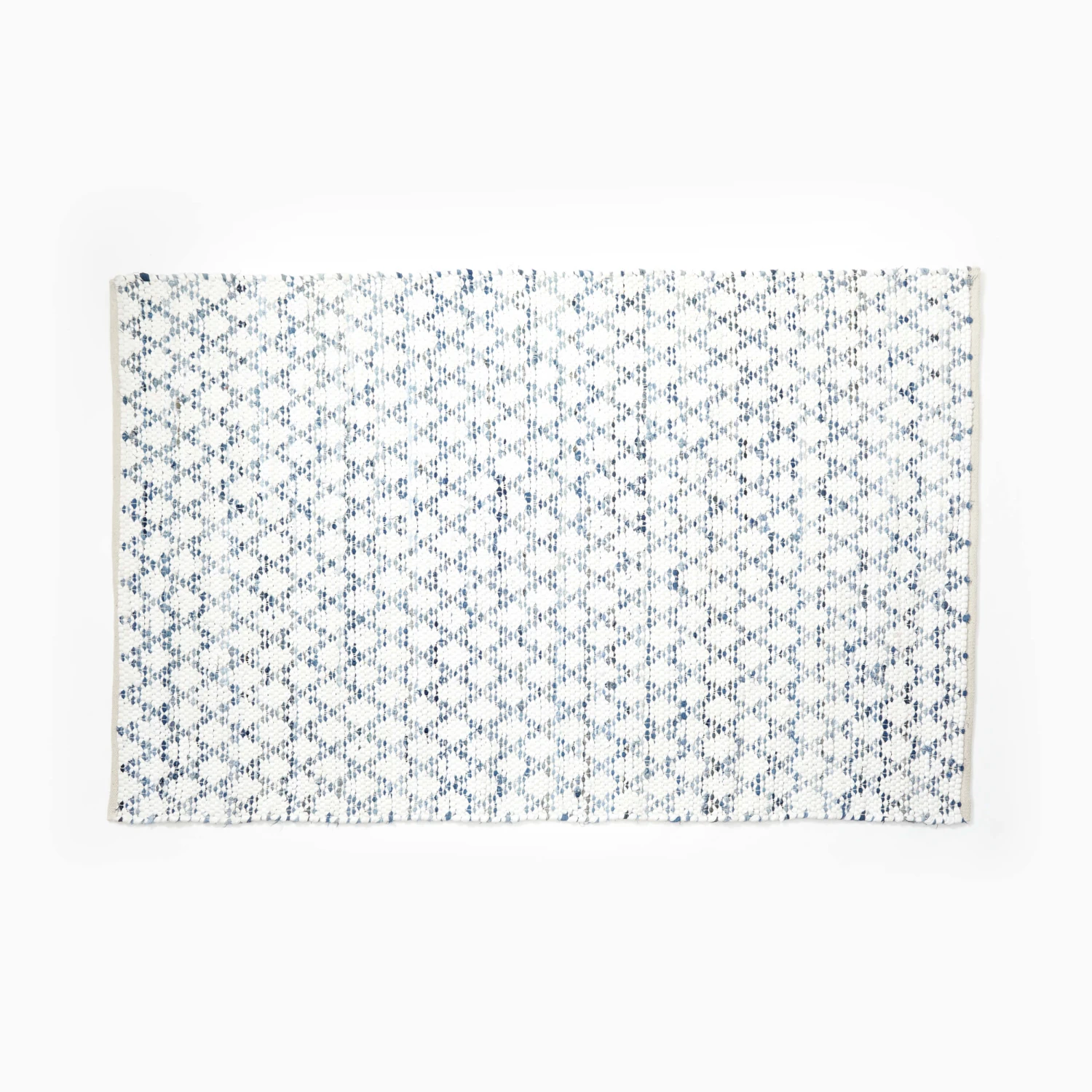 Recycled Cotton Diamond Pattern Reversible Area Rug Recycled Cotton Diamond Pattern Reversible Area Rug -Best Homeware Shop Recycled Cotton Hemp Rug 005 1