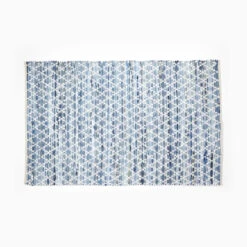 Recycled Cotton Diamond Pattern Reversible Area Rug 2 Recycled Cotton Diamond Pattern Reversible Area Rug -Best Homeware Shop Recycled Cotton Hemp Rug 006 1