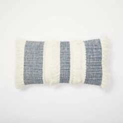 Recycled Denim Lumbar Pillow