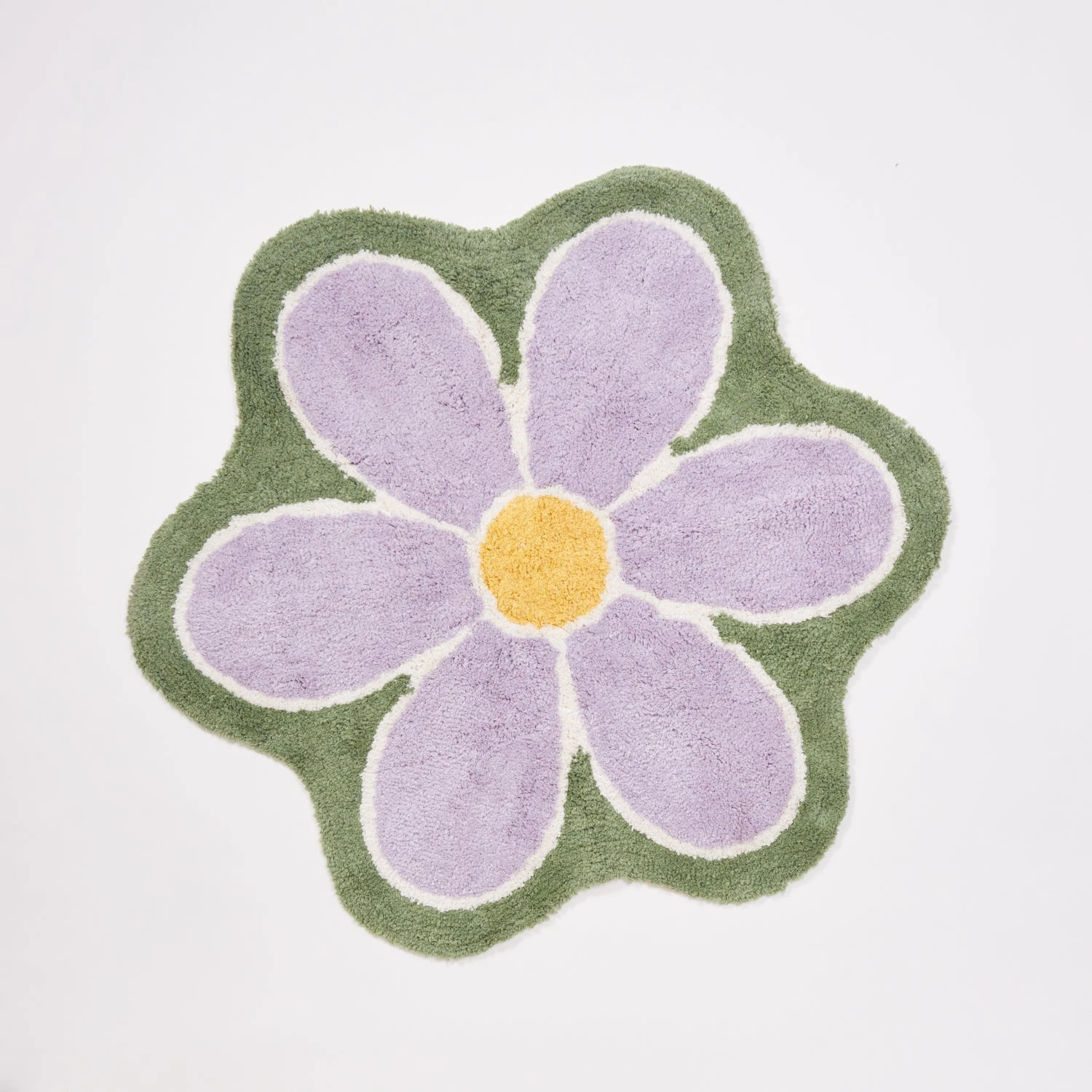 Washable Flower Shaped Accent Rug Washable Flower Shaped Accent Rug -Best Homeware Shop Rug Flower Green 002