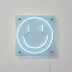 Smiley Neon Sign -Best Homeware Shop Smiley Neon Sign Yellow Iridescent 019