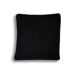 Charlie Cotton Square Pillow Cover -Best Homeware Shop Solid Contrast Piping Square Pillow Cover BLK WHT 006 a97c3334 ce5b 49b7 ab4a ab191199ada6