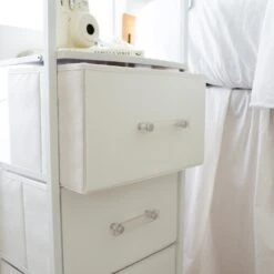 Sutton Charging 3-Drawer Cart On Wheels -Best Homeware Shop Storage Sutton3DrawerClearAcrylicHandle 2033ffc5 9dd6 4913 b814 ee119c702b93