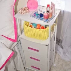 Sutton Charging 3-Drawer Cart On Wheels -Best Homeware Shop Storage SuttonPink 1 a3e41c43 f7f6 4004 9bdf 7aab4ca4043d