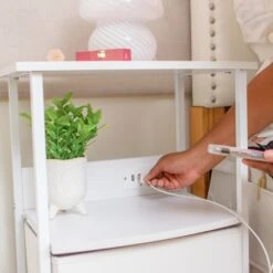 Sutton Charging 3-Drawer Cart On Wheels -Best Homeware Shop Storage SuttonWhite 835d3424 36a6 45bf ad74 3890b7fe5909