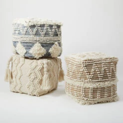 Handmade Fringe Textured Pouf -Best Homeware Shop Textured Pouf Group 007 83ad23ea a217 4f83 9c2c f934f1c81b38