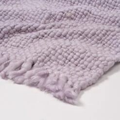 Emme Chunky Knit Throw Blanket -Best Homeware Shop ThrowBlanket ChunkyKnit Lavender 002