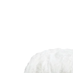 Shaggy Faux Fur Throw Blanket -Best Homeware Shop ThrowBlanket ShaggyMink White VIS 0032