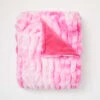 Leah Tie Dye Faux Fur Throw