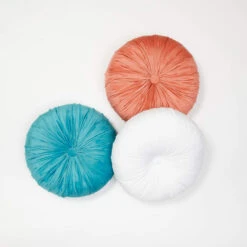 Bridgette Velvet Round Pillow -Best Homeware Shop Velvet Round Pillow 16x16 Group 004