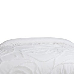 Boho Rose Comforter And Sham Set -Best Homeware Shop boho rose white 004